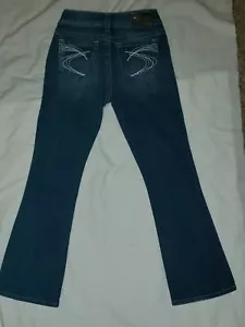 Silver Suki Womens Regular Flared Jeans Size W25/L30 - Picture 1 of 8