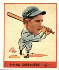 1938 Goudey Heads-Up '85 Reprints Baseball Card #253 Hank Greenberg