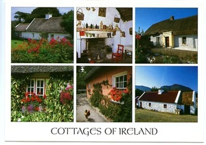 Cottages of Ireland malerische Mehransicht Postkarte - Bild 1 von 4