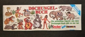BPZ Beipackzettel Dschungelbuch Original 1985 mit Fehlschnit - Bild 1 von 11