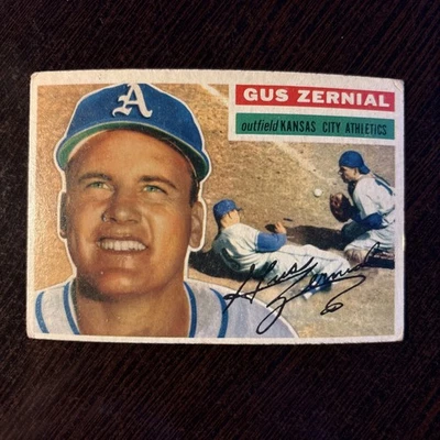 1956 TOPPS #45 GUS ZERNIAL GB K.C. ATHLETICS G-VG *Hot Corner Vintage* - Image 1 of 2