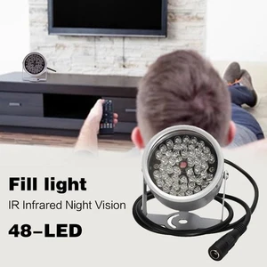 48 LED IR Infrared Illuminator 75FT Night Vision - Lamp For CCTV Light A6N1 - Picture 1 of 9