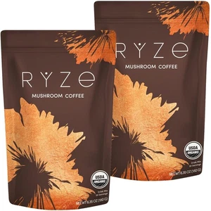 Pack de 2 Café Orgánico Ryze Champiñones 30 Porciones Envío Gratis Nuevo - Imagen 1 de 4