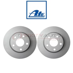 2 pc ATE Rear Disc Brake Rotor for 2009-2015 Audi TT Quattro - Braking Tire xf - Picture 1 of 5