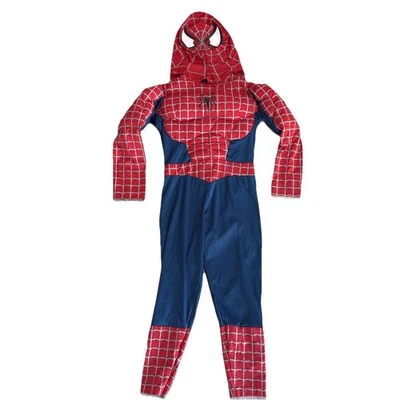 蜘蛛侠 2 复古电影宣传儿童服装中号 (7-10) — 第 1/4 张图片