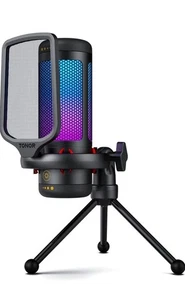 TONOR TC310 Gamingowy mikrofon USB z pojemnościowym mikrofonem RGB PC do PC / Mac / PS4 / PS5 - Zdjęcie 1 z 11