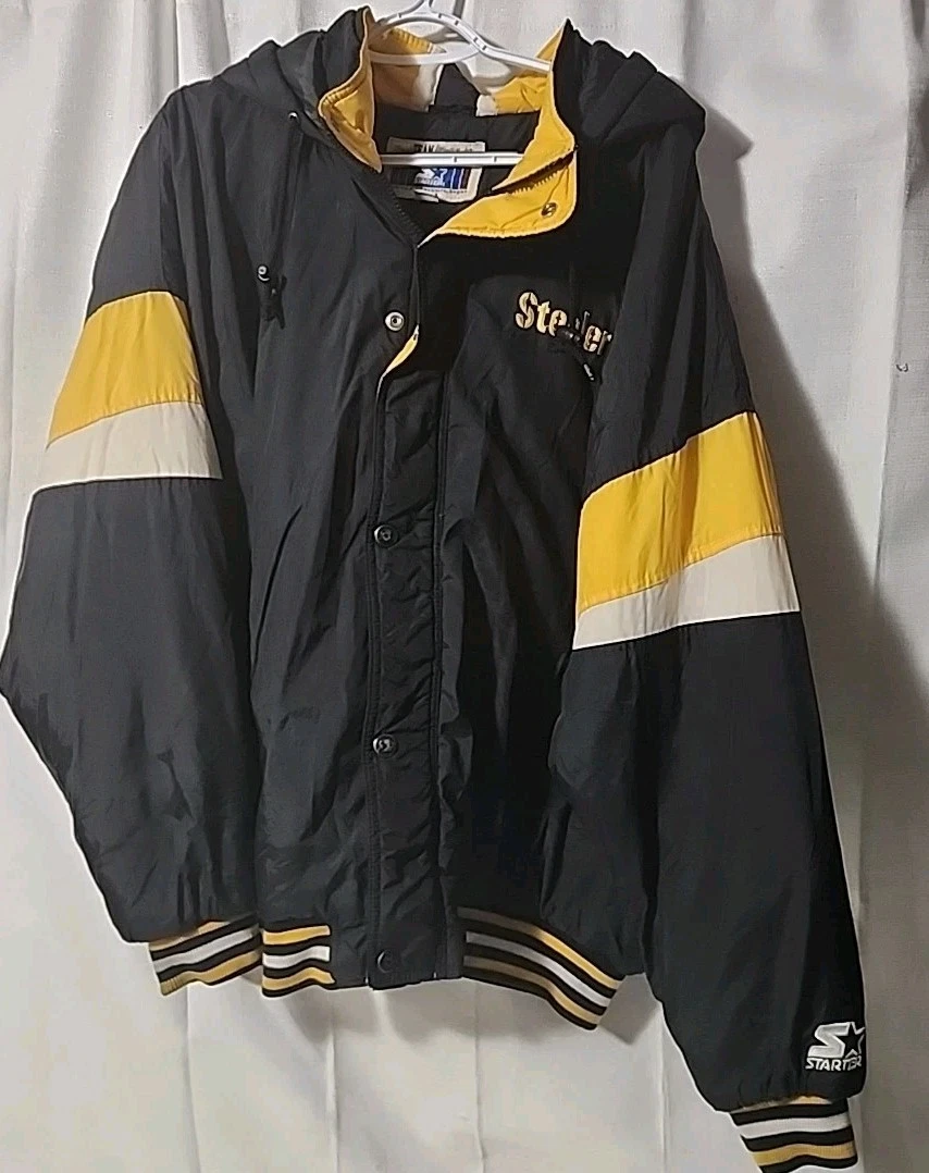 Vintage Starter Pittsburgh Steelers Football Jacket Pro Line NFL