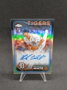 2024 Topps Chrome Brendan White #RA-BW ROOKIE RC Refractor AUTO /499 - Bild 1 von 7
