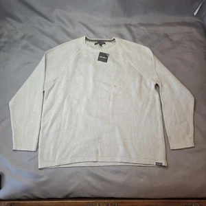 Suéter Eddie Bauer Para Hombres 2XL Gris Cuello Redondo Tejido Pullover HPUMICE Ligero Nuevo - Imagen 1 de 8