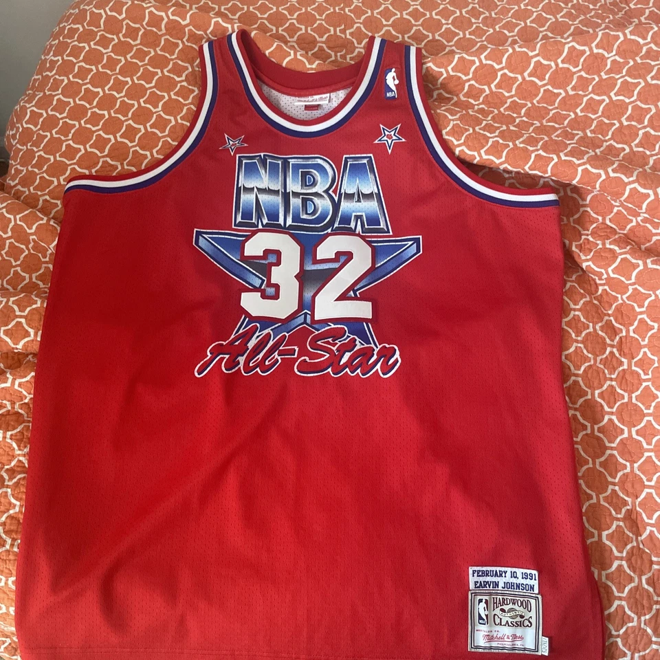 Camiseta Mitchell and Ness Magic Johnson All Star Nueva Talla 52 (XXL) Foto 1 de 4