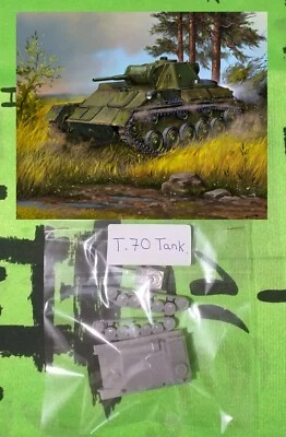 Kit maqueta para montar y pintar - Vehículo militar . T 70 Tank - 1/72 - Imagen 1 de 2