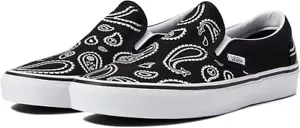 Vans Unisex klassische Slipper Peace Paisley (schwarz/weiß) Herren 6,5/Damen 8 neu ohne Karton - Bild 1 von 7