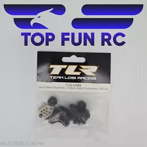 Team Losi Racing TLR234088 Gen II Rear Hub Set, +3mm Axle Complete For All 22 - Picture 1 of 1