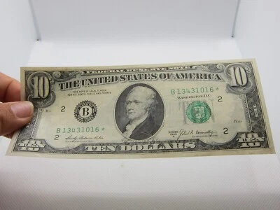 1969A $10 Star FRN #B13431016* - Image 1 of 4