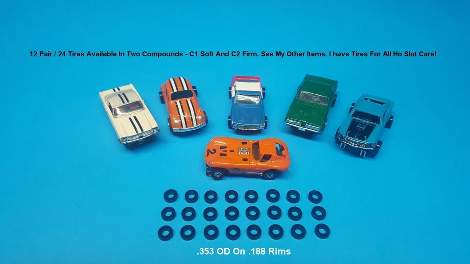 Neumáticos de coche 12 PR 24 .353 flacos Aurora Tjet ranura de silicona Performance Pro BLK C2 Foto 1 de 1