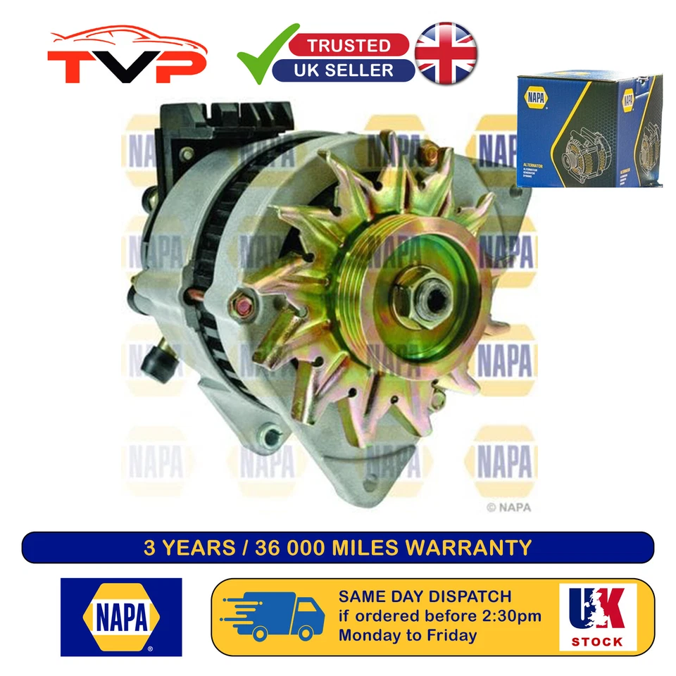 Napa Alternator For Ford Transit 1991-2000 2.5 NAL1001 - Image 1 of 1