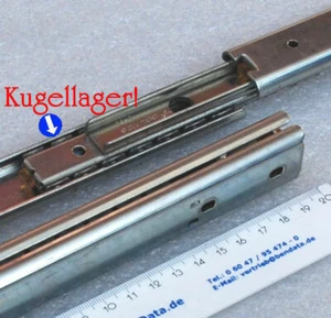 Heavy Duty Slides Rails Heavy TV Monitor Workshop Quality Ball Bearings 25 - Picture 1 of 1