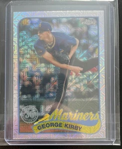 George Kirby Topps Chrome 1989 35th Anniversary - 2024 Topps Baseball Update - Bild 1 von 2