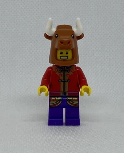 NUEVO LEGO Año del Buey Hombre Año Nuevo Chino 80106 Minifigura - Imagen 1 de 6