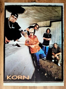 RARO! Mega póster: KORN de 1999 - 16 x 22 pulgadas (40 x 55 cm) - ¡COMO NUEVO! - Imagen 1 de 1