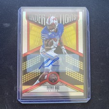 2023 Panini Legacy Rashee Rice Auto RC Under the Lights Autograph SP Silver