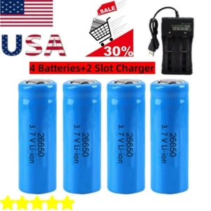 Battery LED flashlight headlamp Rechargeable Batteries LOT US - Picture 1 of 28