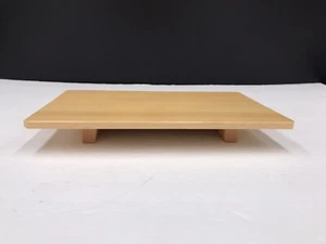 MADE IN JAPAN - Japanese Wooden Sushi Geta Dish Restaurant Wood 24x15x3cm - Picture 1 of 10