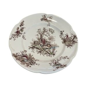 Toile de Jouy Johnson Bros Dinner Plate Hand Painted Pat No 168032