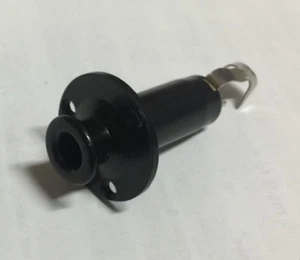 Salida 1/4"" Mono Activo Barril Jack Socket NEGRO para Bajo de Guitarra Acústica - Imagen 1 de 2