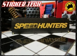 1/10 1/12 SCALE RC MINIATURE SPEEDHUNTERS GARAGE WORKSHOP BANNER SUITS JDM DRIFT - Picture 1 of 2