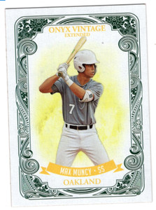 MAX MUNCY 2021 ONYX VINTAGE EXTENDED BASEBALL PROSPECT CARD