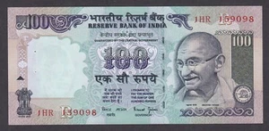 [UNC, Staple Holes at Issue] 1996 India 100 Rupees P-91h [B3] - Picture 1 of 2