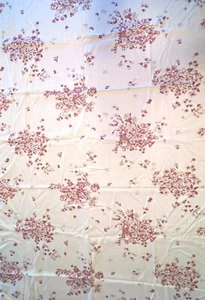 VIP Cranston Print Works Mauve Tan Floral 61"x 45" Cotton Fabric yardage - Picture 1 of 6