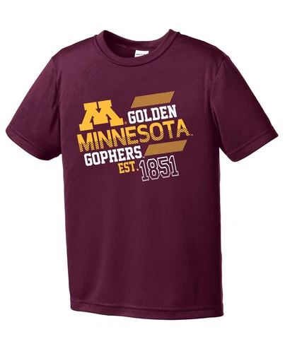 NCAA Minnesota Golden Gophers Youth Boys Offsides Short sleeve Polyester Comp Cover