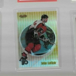 1998-99 bowmans best refactor john leclair card # 1 flyers 051/400