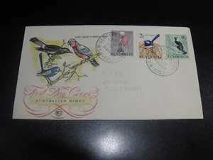 Australia 1964 Sc#368.369.371 Birds FDC - Imagen 1 de 1