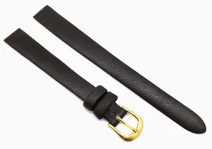 Watch Strap Length L Extra Long Width 12Mm Calf Leather Brown Without Seam / 83 - Picture 1 of 3