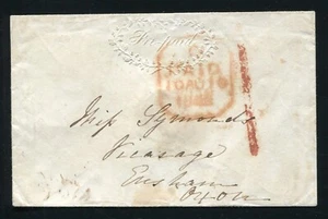 GREAT BRITAIN STATIONERY VICTORIA 1842 PREPAID RAMSGATE KENT - Picture 1 of 2