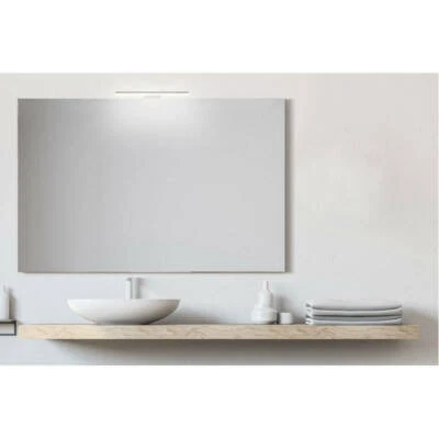 Specchio bagno con luce reversibile 80x60 cm lampada led premium da 45 cm - Immagine 1 di 3