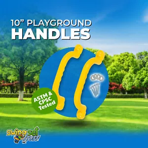SWING SET STUFF 10'" MANIGLIE PARCO GIOCHI GIALLO (COPPIA) accessori bambini divertimento 0010 - Foto 1 di 9