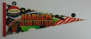 Vintage 90s Harlem Globetrotters Neon 30x12 Pennant - Picture 1 of 3