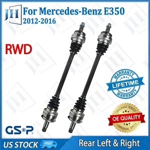 OE Rear Left Right CV Axle Shaft Set For 2012-16 Benz E350 S550 S63 AMG GLK CLS - Picture 1 of 15
