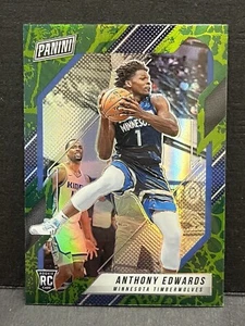 2021 Panini National NSCC VIP Gold Anthony Edwards Rookie RC Alligator Prizm SSP - Picture 1 of 5