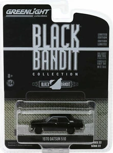 1/64 Greenlight 1970 Datsun 510 Black Bandit Collection Neu Hauslieferung - Bild 1 von 4