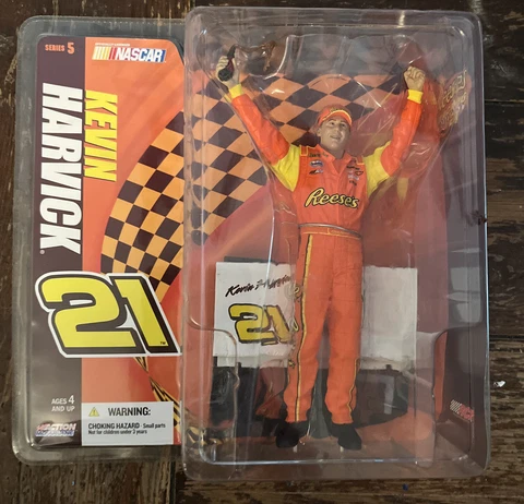 Kevin Harvick #21 McFarlane Reese’s NASCAR Action Figure New old stock Cover