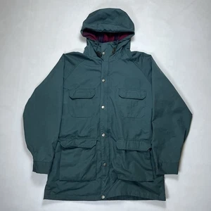 Vintage 90s Fieldmaster Hunter Green Chore Jacket Plaid Flannel Lining Men’s Medium - Bild 1 von 8