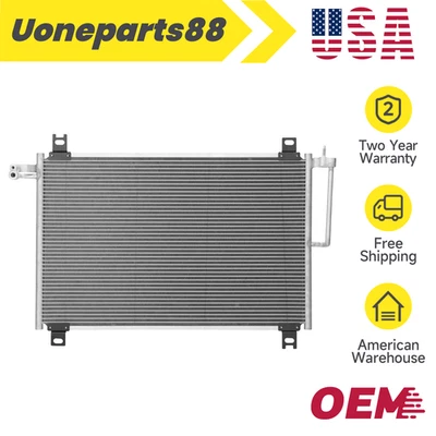 AC Condenser for 02-09 Chevy Trailblazer 4.2L GMC Envoy Buick Rainier Isuzu Saab Foto 1 de 4