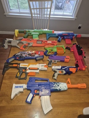 Lote Transformers NERF FORTNITE Super Limpio Todo Funcionando Foto 1 de 2