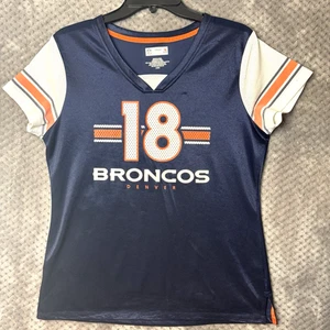 Denver Broncos Peyton Manning #18 Women’s Small NFL Players Team Apparel Glitter - Picture 1 of 11