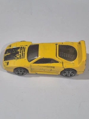 复古 1988 年美泰风火轮黄色带开口后备箱 FERRARI F40 马来西亚 — 第 1/4 张图片